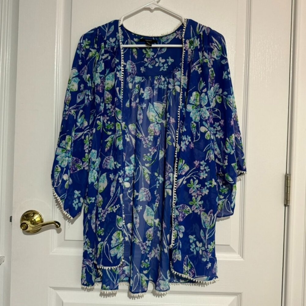 FLORAL KIMONO | FOREVER 21 | SIZE S
